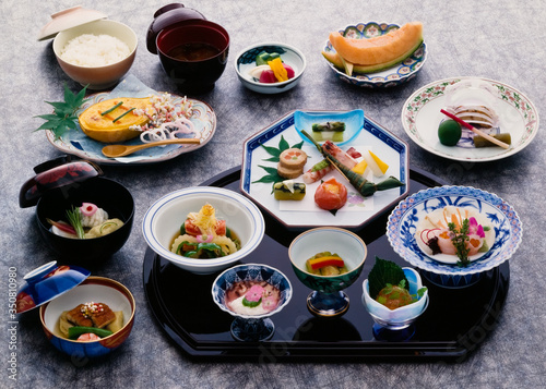 Japanese cuisine, Kaiseki course cuisine photo