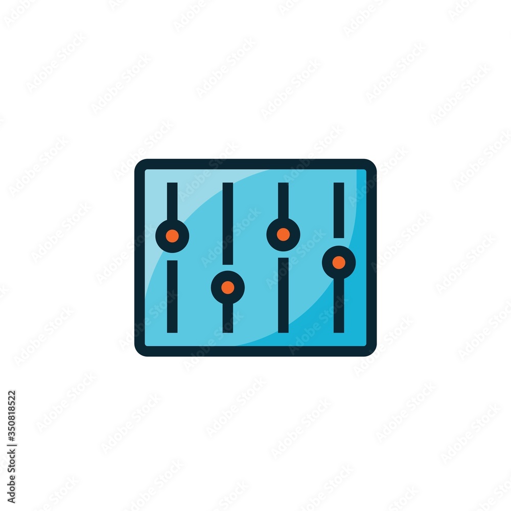 music equalizer icon vector illustration sign music equalizer icon vector illustration sign