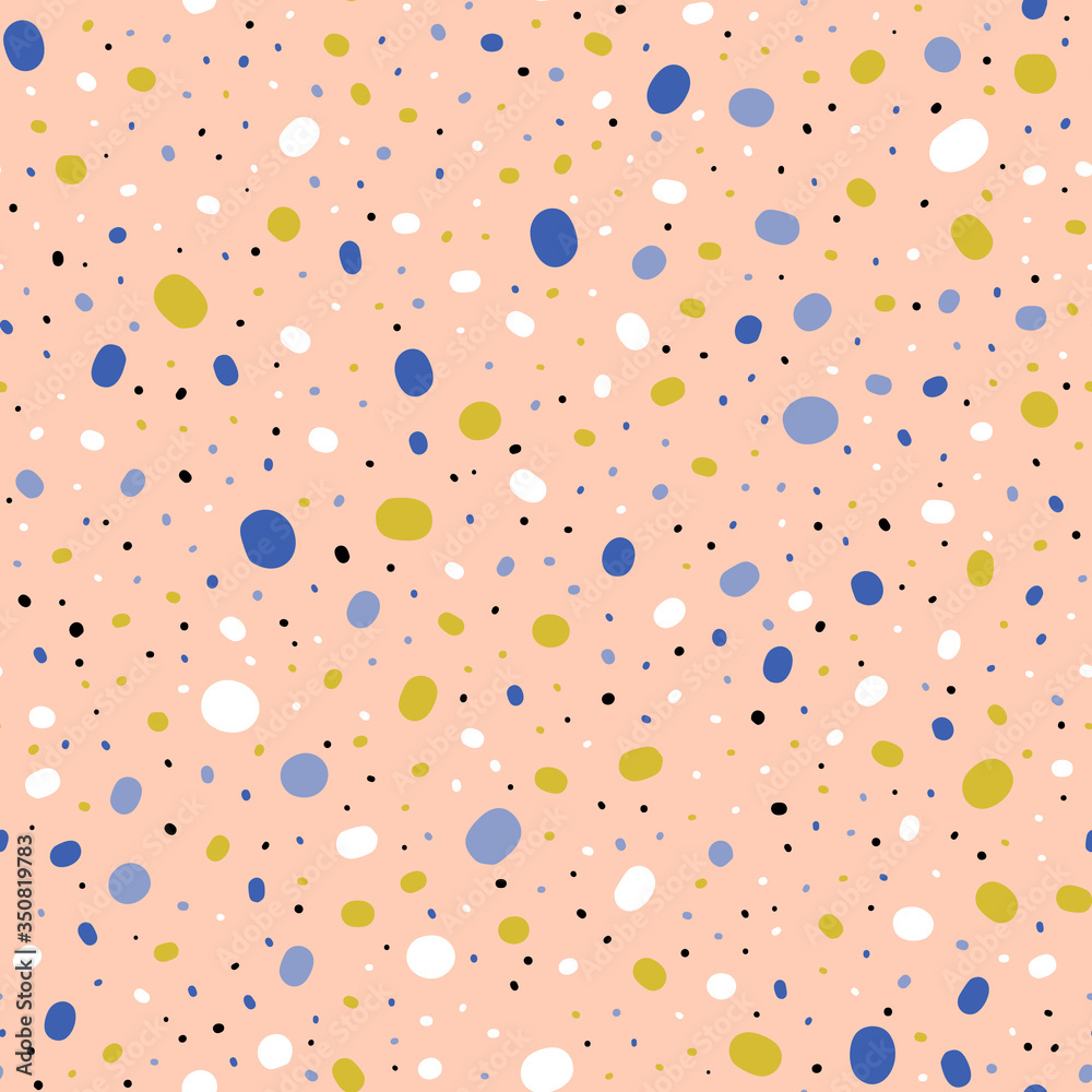 Seamless abstract background with dots