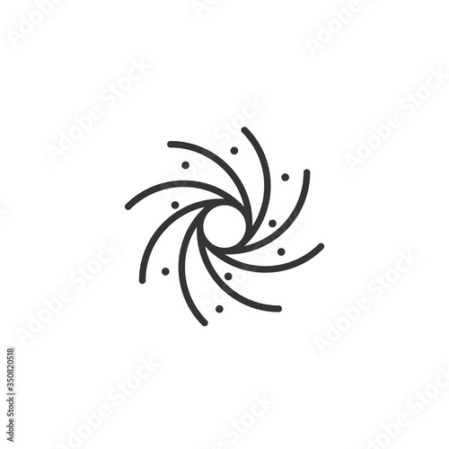 black hole icon vector illustration sign