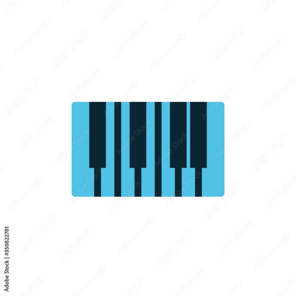 piano icon vector illustration sign