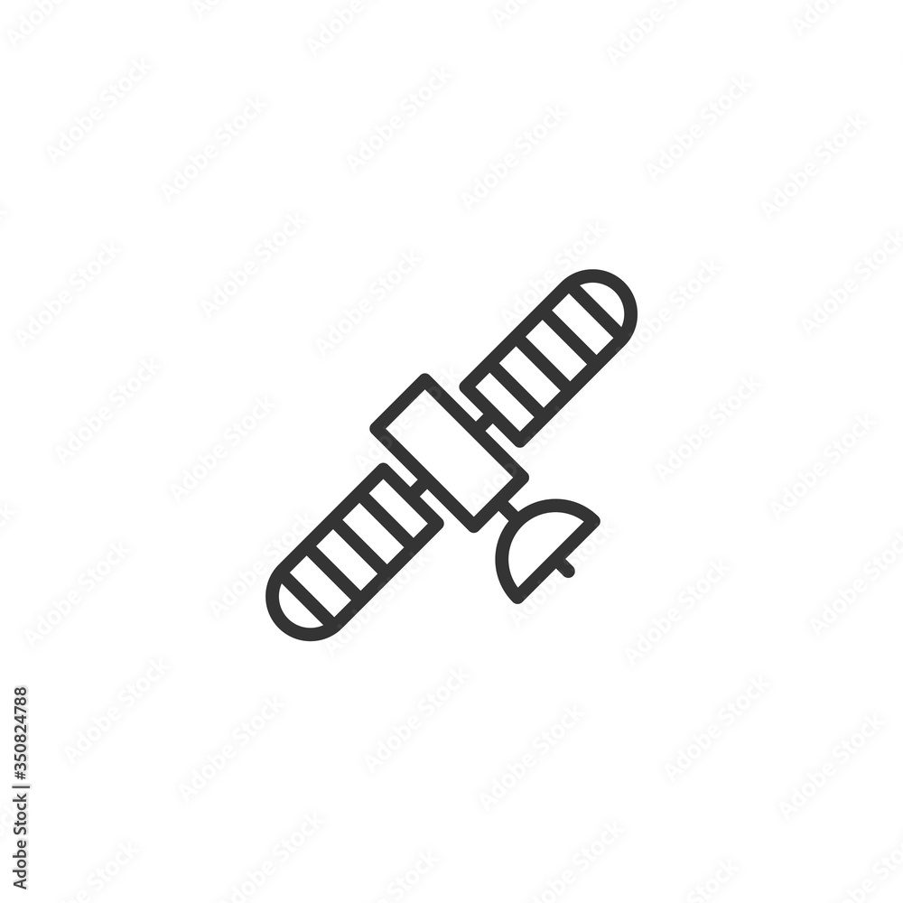 satellite space icon vector illustration sign satellite space icon vector illustration sign