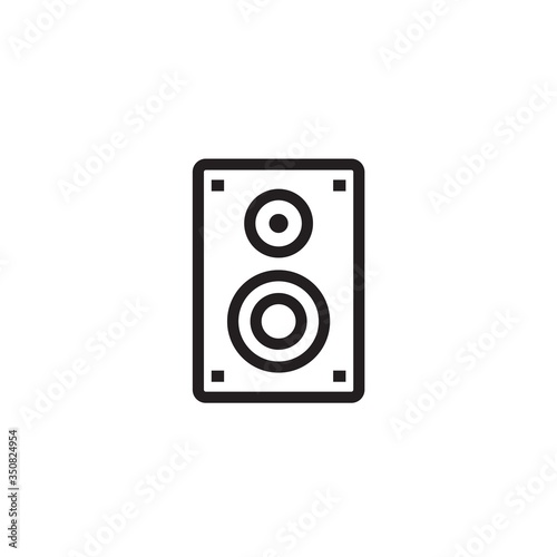 speaker icon vector illustration sign