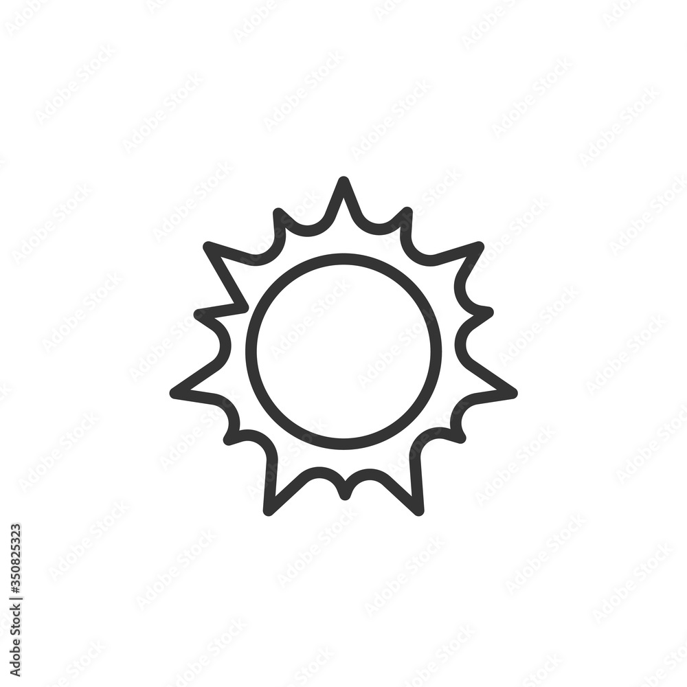 sun icon vector illustration sign sun icon vector illustration sign