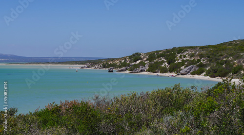 Tafelbucht an der Südatlantikküste bei Kapstadt Südafrika