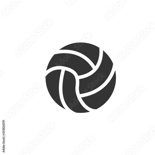 volleyball icon vector illustration sign