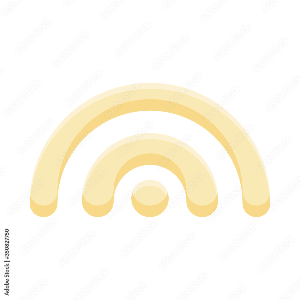 Isolated wifi zone flat style icon vector design Isolated wifi zone flat style icon vector design