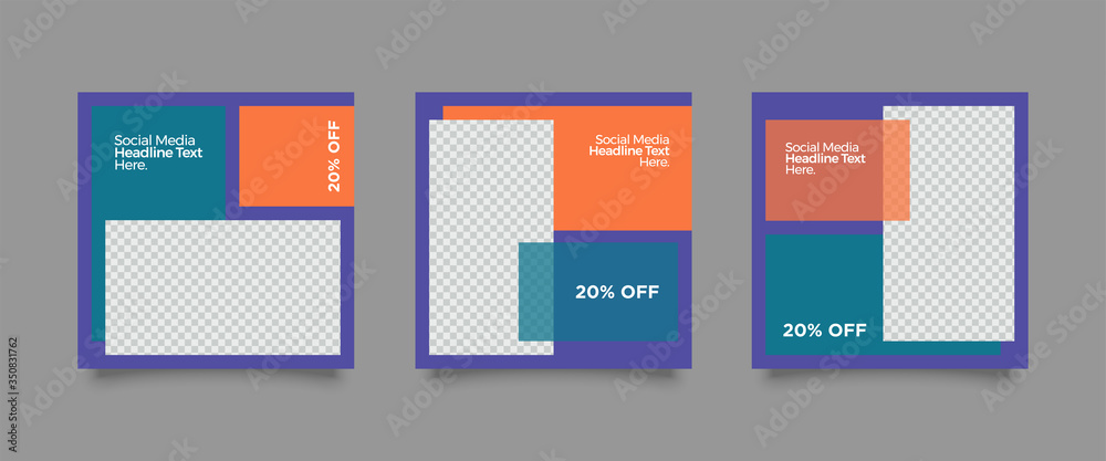 Modern promotion square web banner for social media post template. Elegant sale and discount promo backgrounds for digital marketing Modern promotion square web banner for social media post template. Elegant sale and discount promo backgrounds for digital marketing