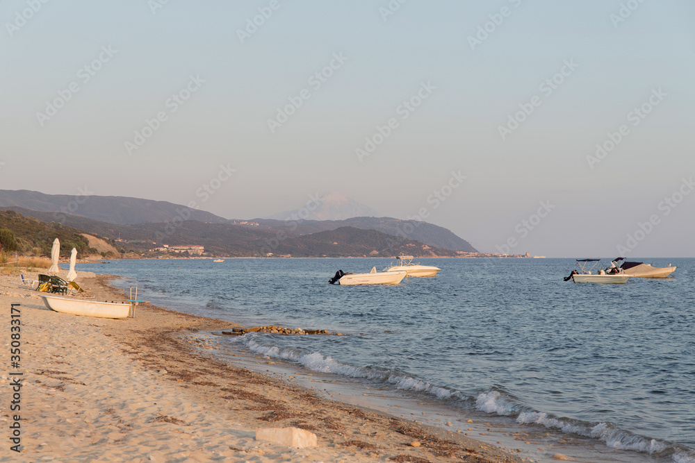 Obraz premium Boat on the beach