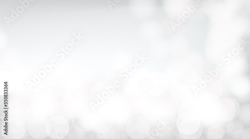 Abstract background bokeh blurred. Bokeh soft gray for graphic banner. Grey background with bokeh circle soft. Soft blur grey light wallpaper. vector EPS.10-01