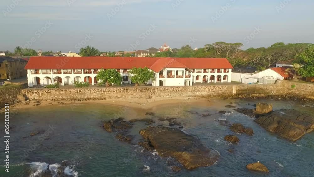 Dutch Hospital Shopping Precinct Galle Sri Lanka Drone Video Dutch Hospital Shopping Precinct Galle Sri Lanka Drone Video