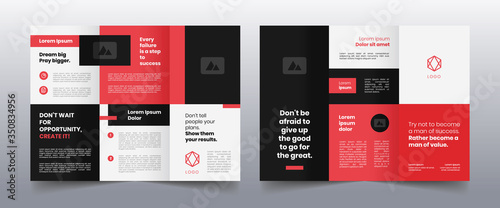 modern trifold business brochure template