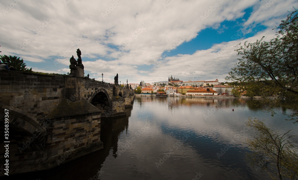 charles bridge and st vitus cathedral prague