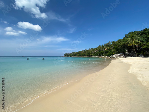 the wonderful beach of the luxury Surin Phuket  hotel, Phuket, Thailand © RiCi