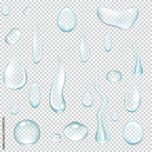 water drops seamless pattern