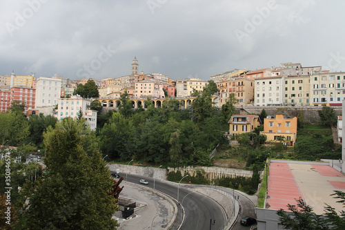 Frosinone, Italy - October 9, 2012: Panoramic view of the city