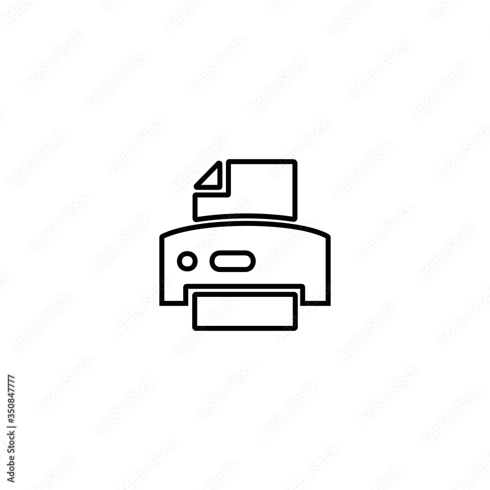 Printer icon. Scanner sign. Laser jet, ink jet printers. Document, image printouts symbol. Office tool and equipment icon for perfect web and mobile design. Printer icon. Scanner sign. Laser jet, ink jet printers. Document, image printouts symbol. Office tool and equipment icon for perfect web and mobile design.