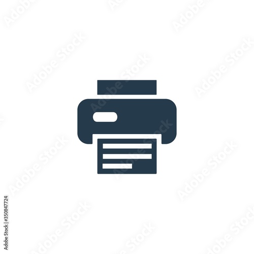 Printer icon. Scanner sign. Laser jet, ink jet printers. Document, image printouts symbol. Office tool and equipment icon for perfect web and mobile design.