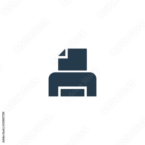 Printer icon. Scanner sign. Laser jet, ink jet printers. Document, image printouts symbol. Office tool and equipment icon for perfect web and mobile design.