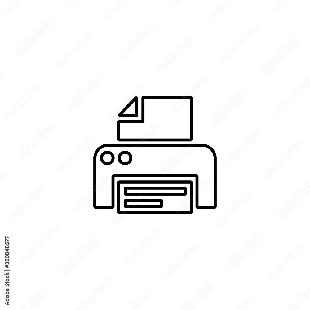 Printer icon. Scanner sign. Laser jet, ink jet printers. Document, image printouts symbol. Office tool and equipment icon for perfect web and mobile design. Printer icon. Scanner sign. Laser jet, ink jet printers. Document, image printouts symbol. Office tool and equipment icon for perfect web and mobile design.
