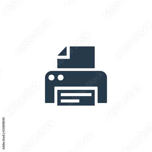 Printer icon. Scanner sign. Laser jet, ink jet printers. Document, image printouts symbol. Office tool and equipment icon for perfect web and mobile design.