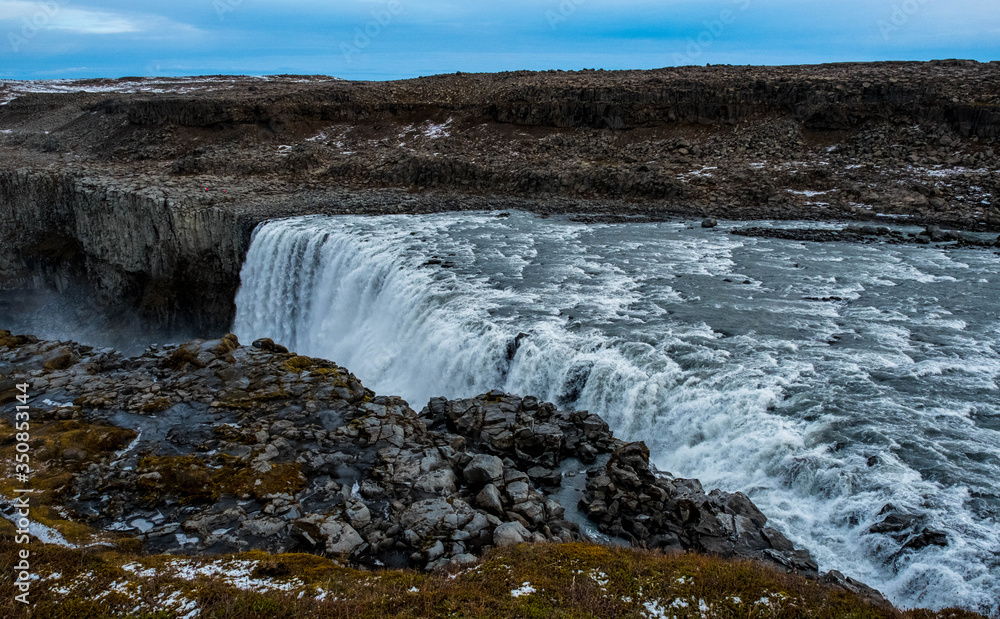 Dettofoss waterfall in northeast Iceland Dettofoss waterfall in northeast Iceland