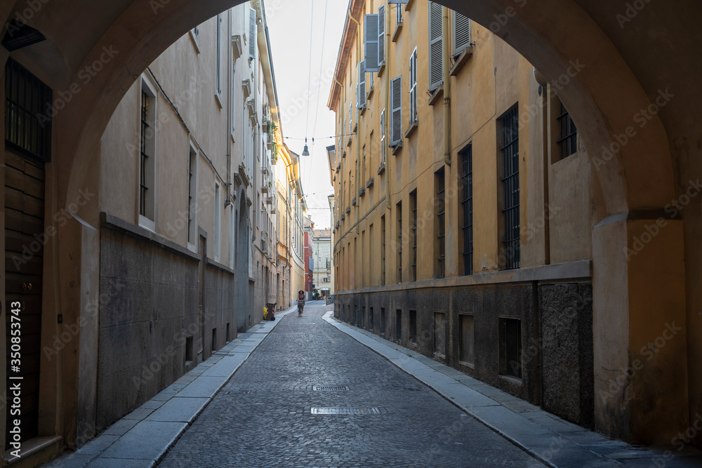 Parma, Italy: old typical street
