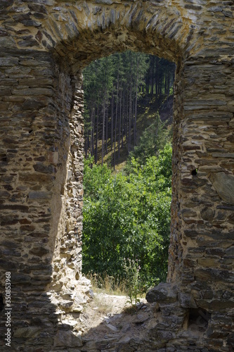 Burgruine Südbömen in Tschechien