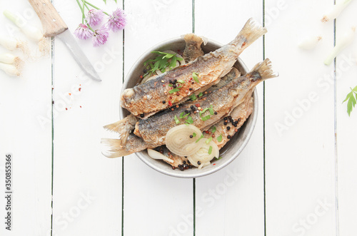 Brathering Hering Heringe gebraten braten Fisch selber machen einlegen photo