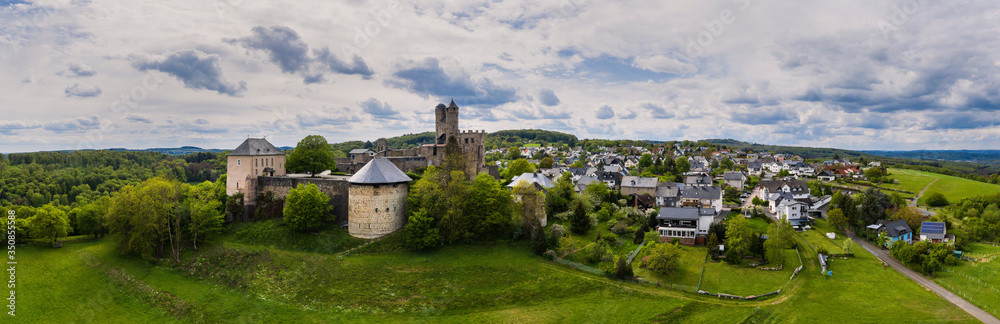 castle greifenstein hesse germany high definition panorama