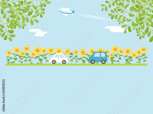 夏休みのお出かけイメージ