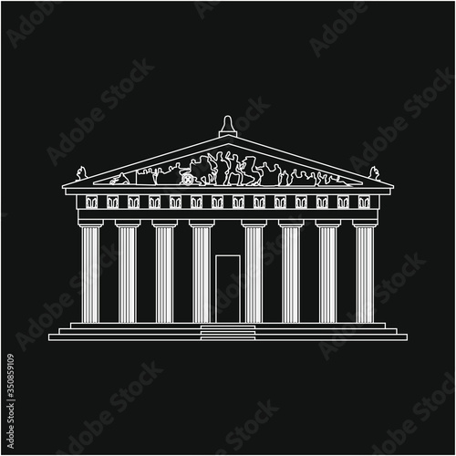 Parthenon in Nashville city in USA