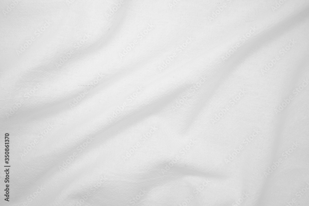 Obraz premium The luxury of white fabric texture background, White fabric for design pattarn. 