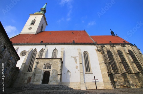 Photography The Old church in Bratislava is the capital of Slovakia