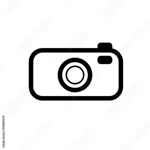 Camera icon in trendy flat style. Camera symbol for your web site design, logo, app, UI.