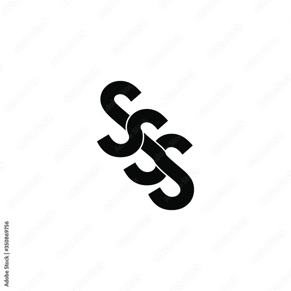 Vetor de sss letter original monogram logo design do Stock, sss as o -  thirstymag.com