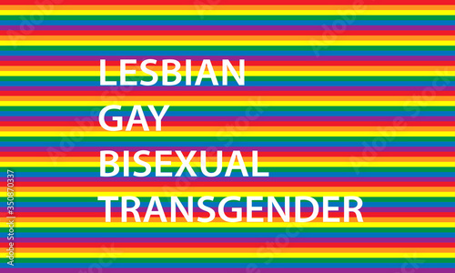Pride Celebrating LGBT culture symbol. LGBT flag design.