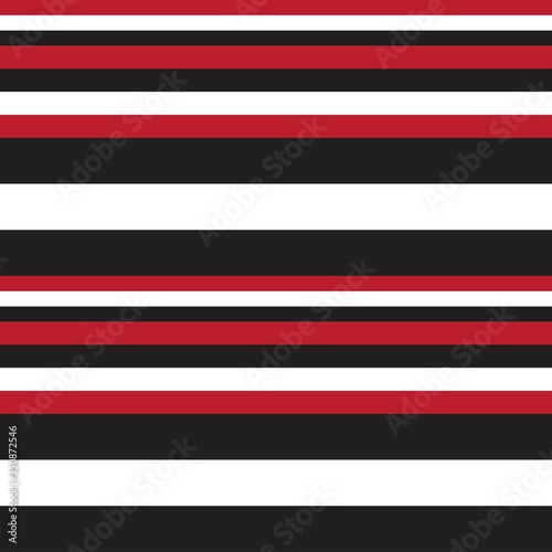 Red Stripe seamless pattern background in horizontal style