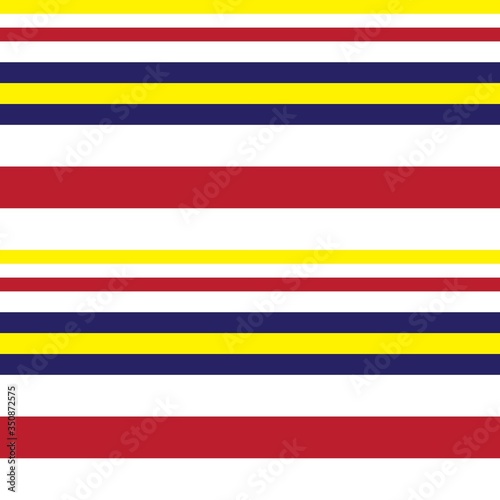 Red Stripe seamless pattern background in horizontal style