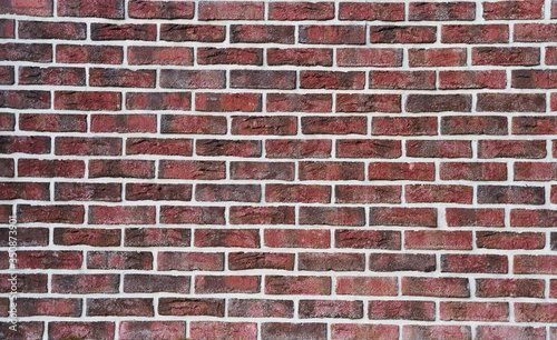 Red brick wall. Brick wall. Background image. Wallpaper