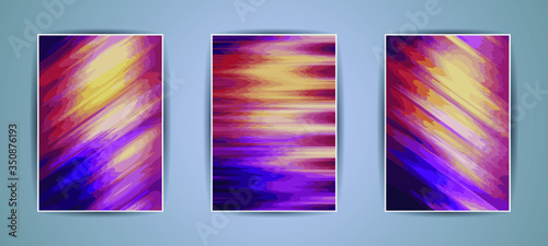 Wallpaper Mural Modern abstract color background. Liquid flow style. Creative gradient texture for you design  Torontodigital.ca