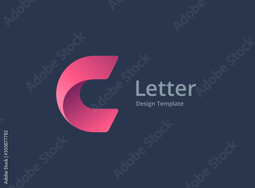 Letter C logo icon design template elements