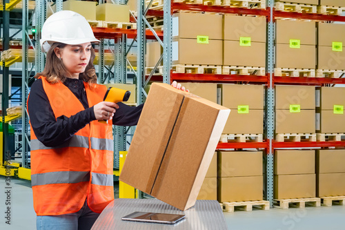 Warehouse. Storage of goods...