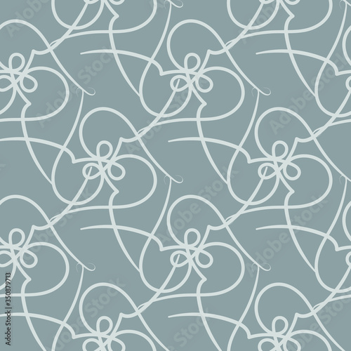 Seamless vector in geometric ornamental style