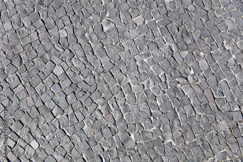 Detail of the block stone p...