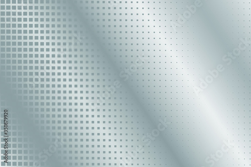 Abstract monochrome halftone background. Futuristic panel. Design element for web banners, posters, cards, wallpapers, sites. Gray metallic, gradient. Vector illustration.