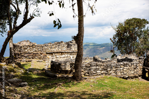 Kuélap or Cuélap is a walled settlement located in the mountains near the towns of María and Tingo, in the southern part of the region of Amazonas, Peru. It was built by the Chachapoyas culture photo