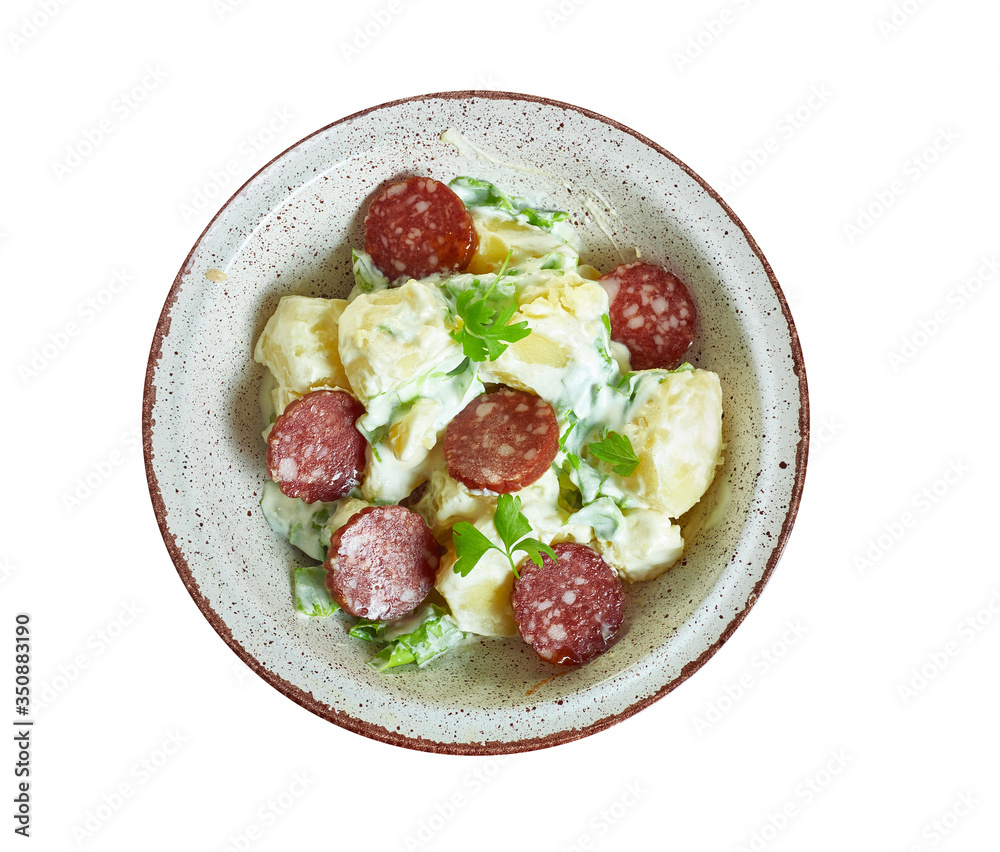 BBQ chorizo potato salad BBQ chorizo potato salad