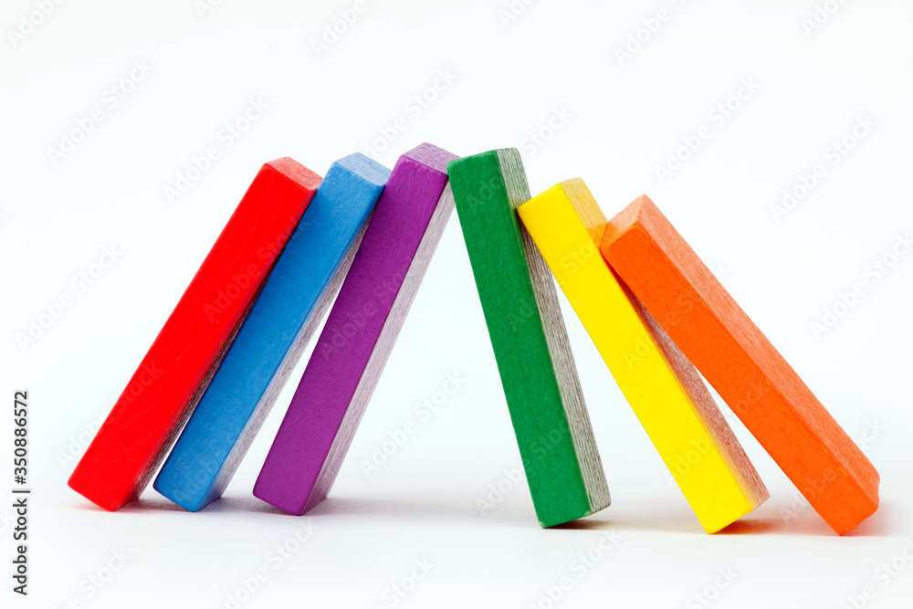 colored building blocks of wood colored building blocks of wood