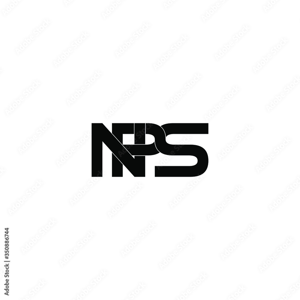 nps letter original monogram logo design nps letter original monogram logo design